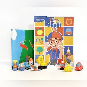 Blippi My Busy Books - Storybook, 10 figurines
